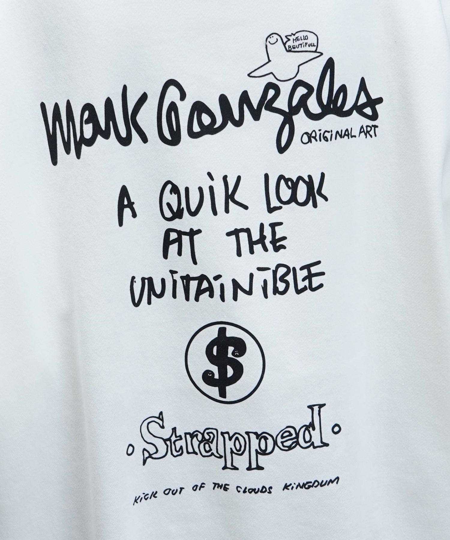 【MARK GONZALES ARTWORK COLLECTION / マーク ゴンザレス】別注 ビッグシルエット イラストバックプリント プルオーバーパーカー