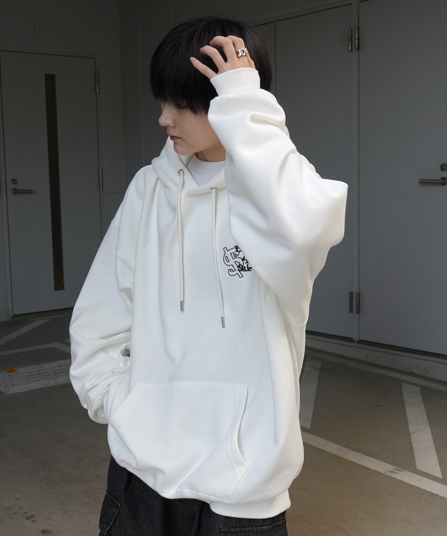 【MARK GONZALES ARTWORK COLLECTION / マーク ゴンザレス】別注 ビッグシルエット イラストバックプリント プルオーバーパーカー