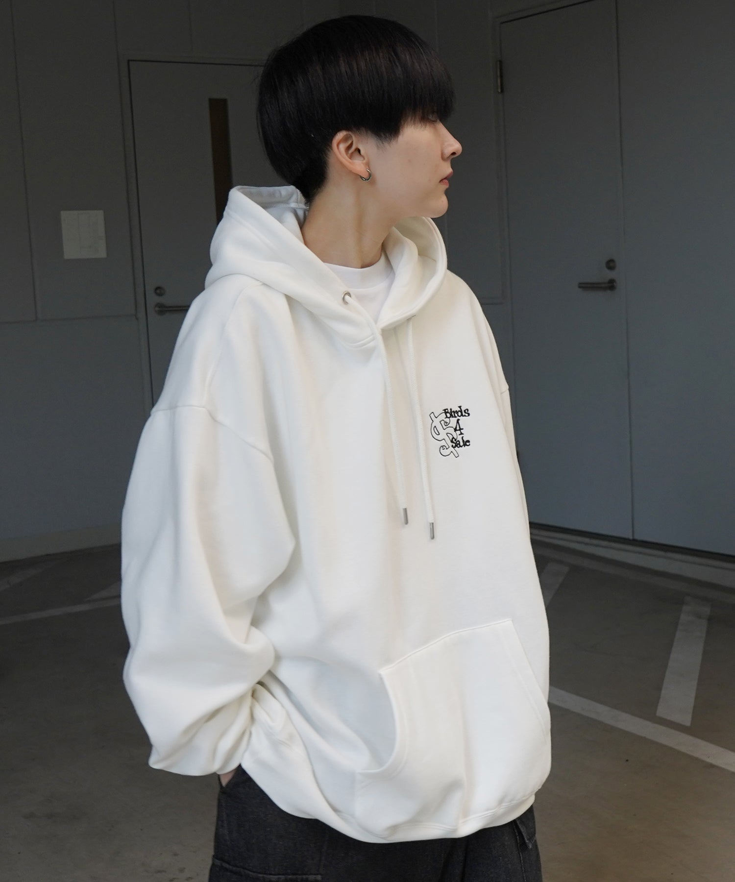【MARK GONZALES ARTWORK COLLECTION / マーク ゴンザレス】別注 ビッグシルエット イラストバックプリント プルオーバーパーカー