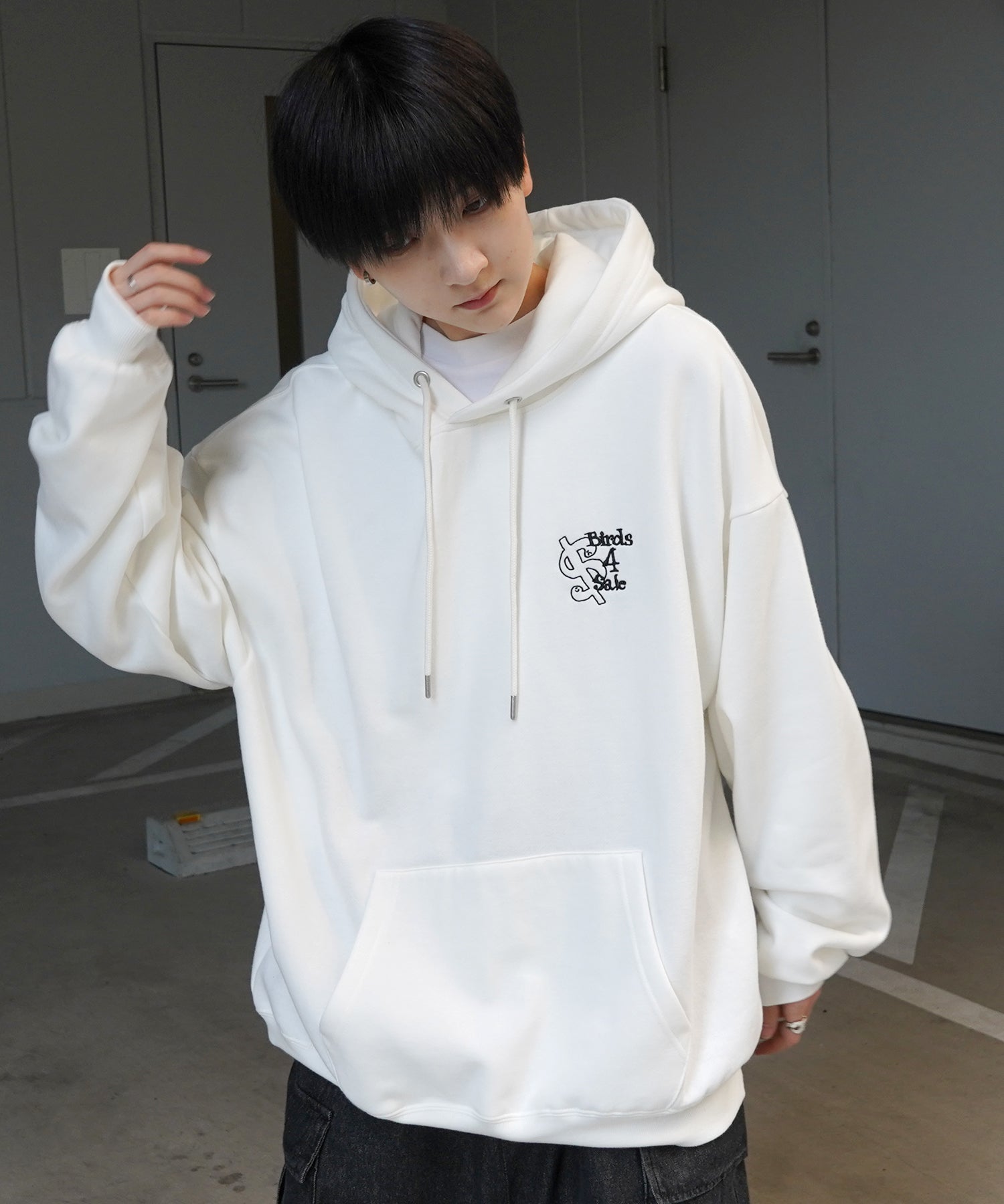 【MARK GONZALES ARTWORK COLLECTION / マーク ゴンザレス】別注 ビッグシルエット イラストバックプリント プルオーバーパーカー
