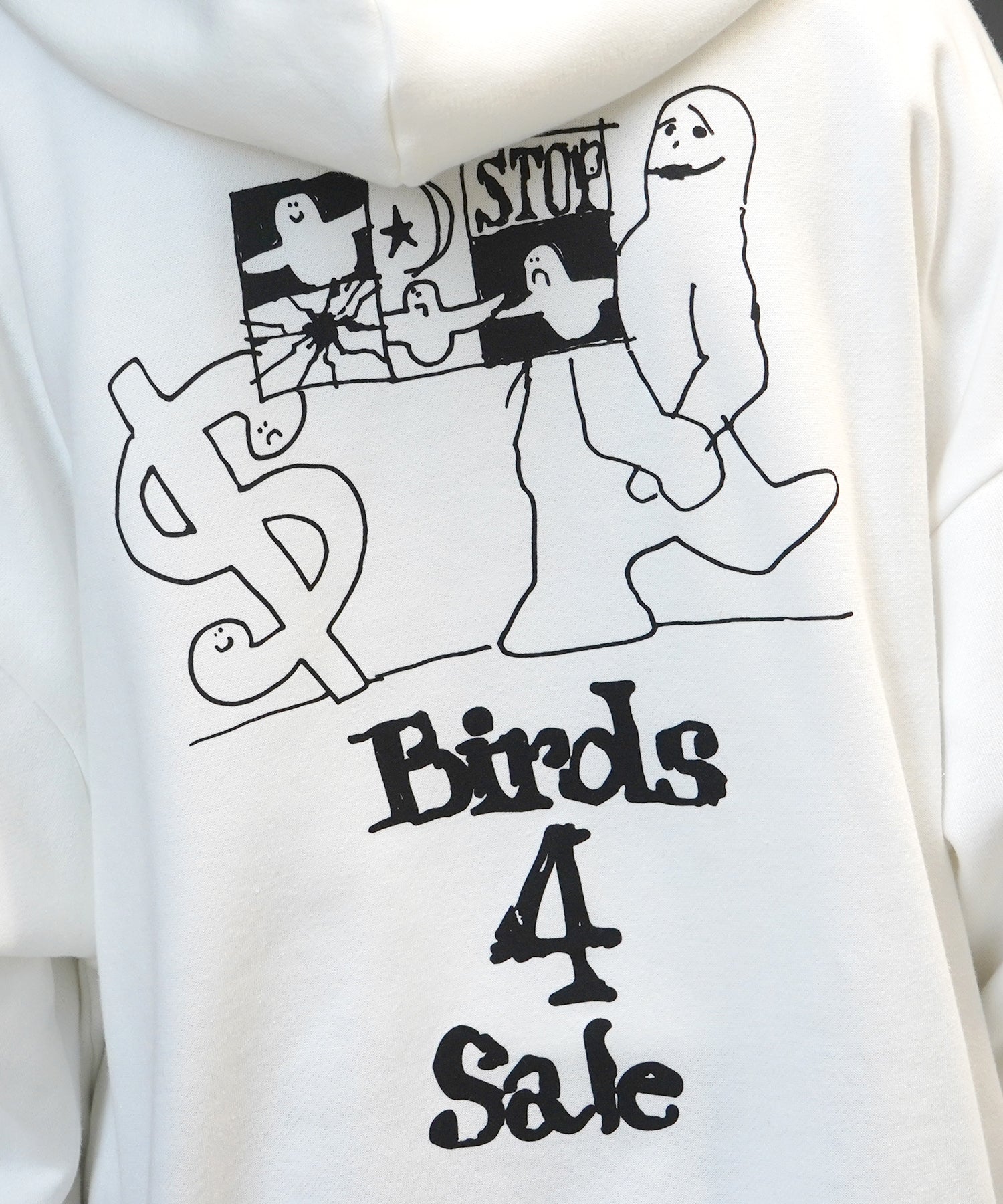 【MARK GONZALES ARTWORK COLLECTION / マーク ゴンザレス】別注 ビッグシルエット イラストバックプリント プルオーバーパーカー