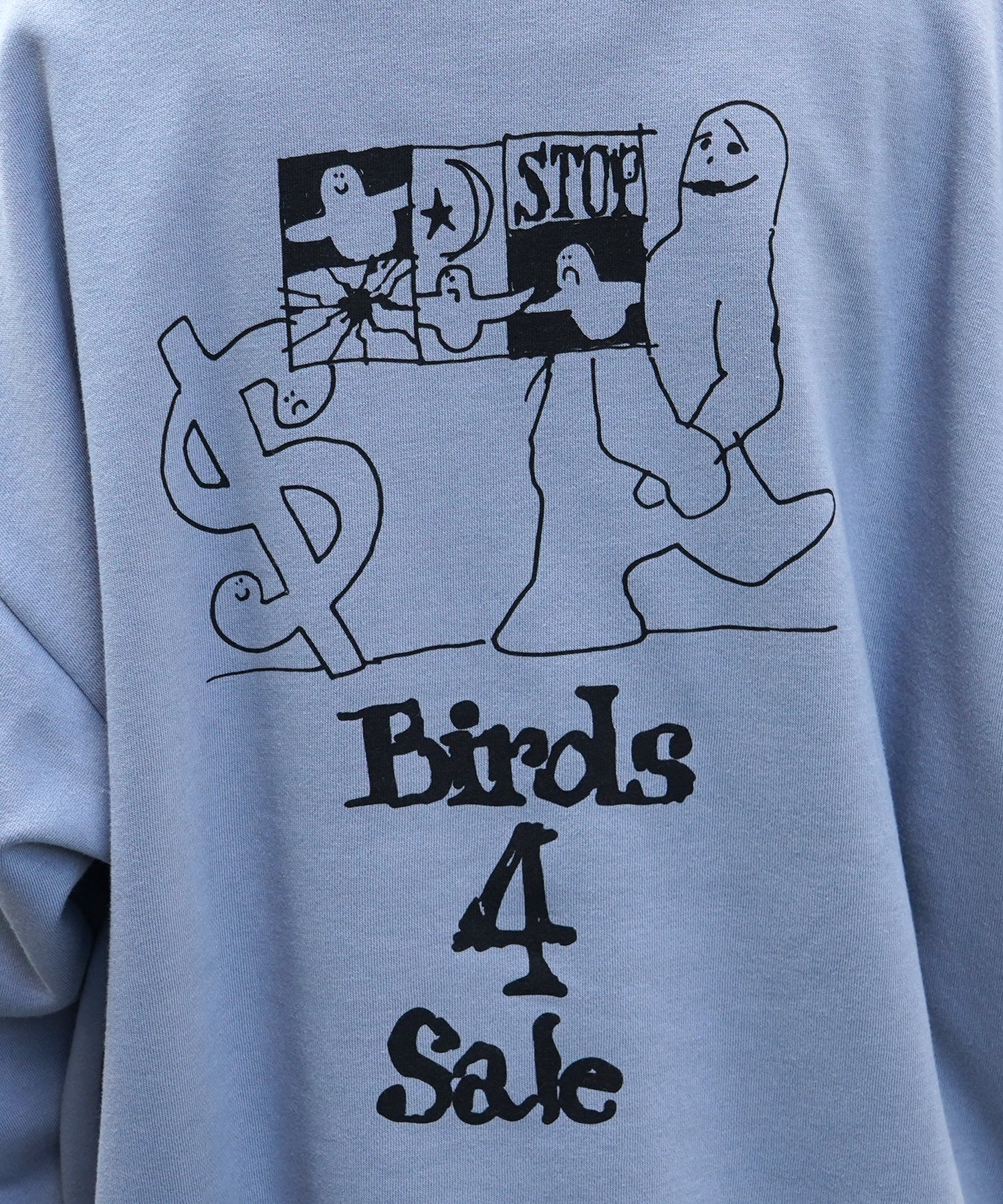 【MARK GONZALES ARTWORK COLLECTION / マーク ゴンザレス】別注 ビッグシルエット イラストバックプリント プルオーバーパーカー