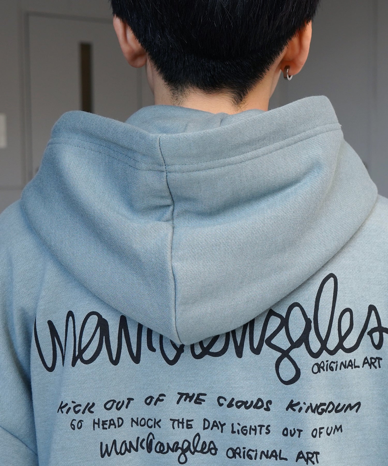 【MARK GONZALES ARTWORK COLLECTION / マーク ゴンザレス】別注 ビッグシルエット イラストバックプリント プルオーバーパーカー