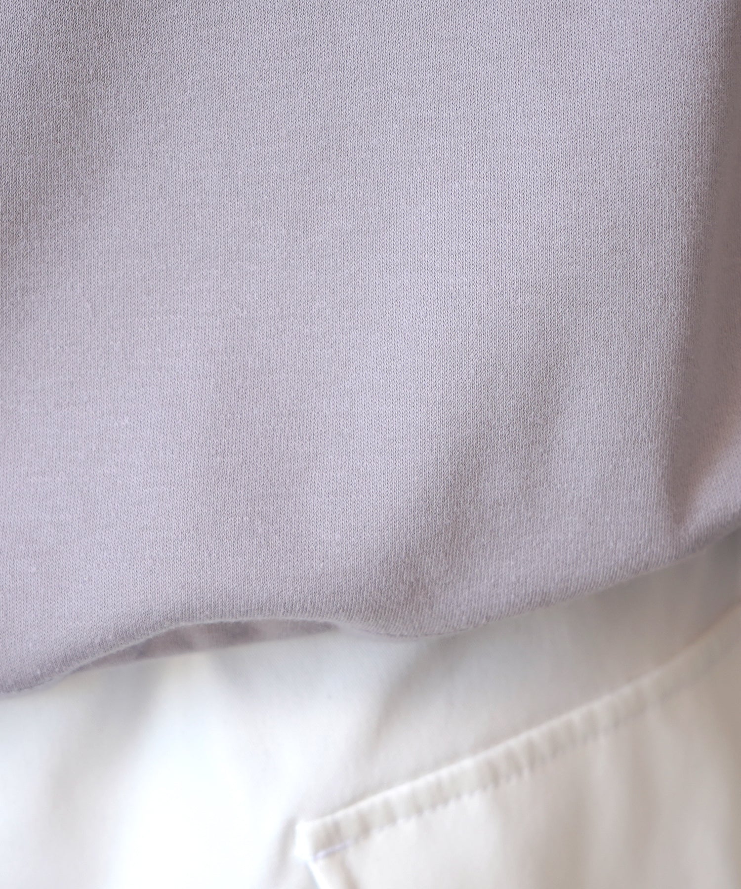 25SS ナチュラルドレープ とろみポンチ ルーズシルエット ドロスト サイドライン ハーフジップ半袖Tシャツ