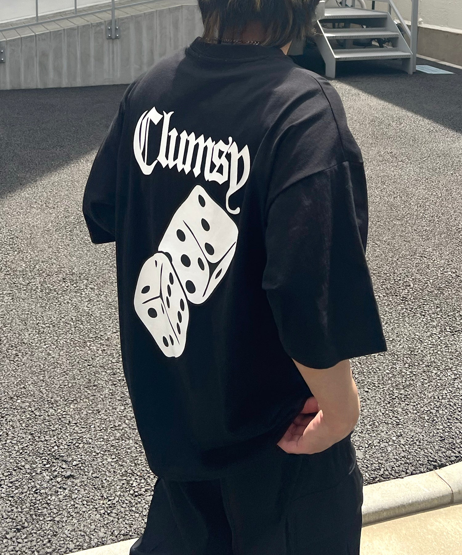 25SS 8ボール / ダイス / クラウン バックプリント ワンポイント ビッグシルエットTシャツ