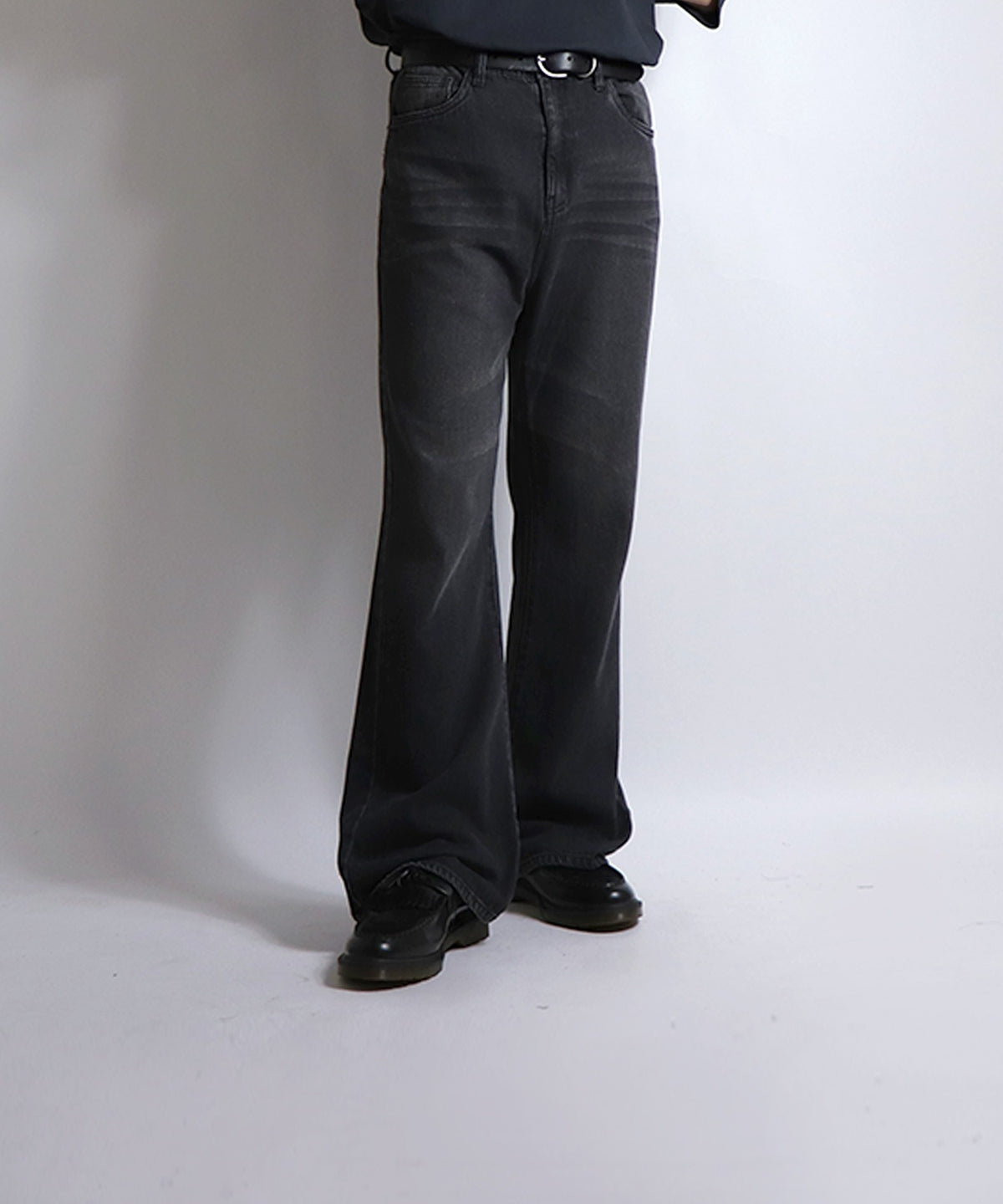 新色追加 ヴィンテージライク レトロ ブーツカット デニムフレアパンツ