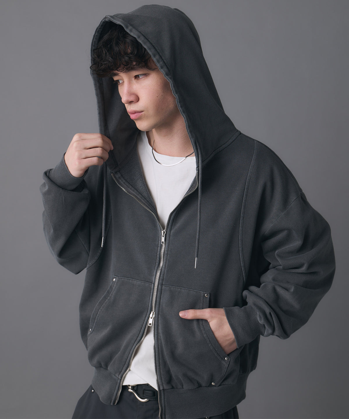 Switching Full Zip Hoodie / スイッチングフルジップパーカー