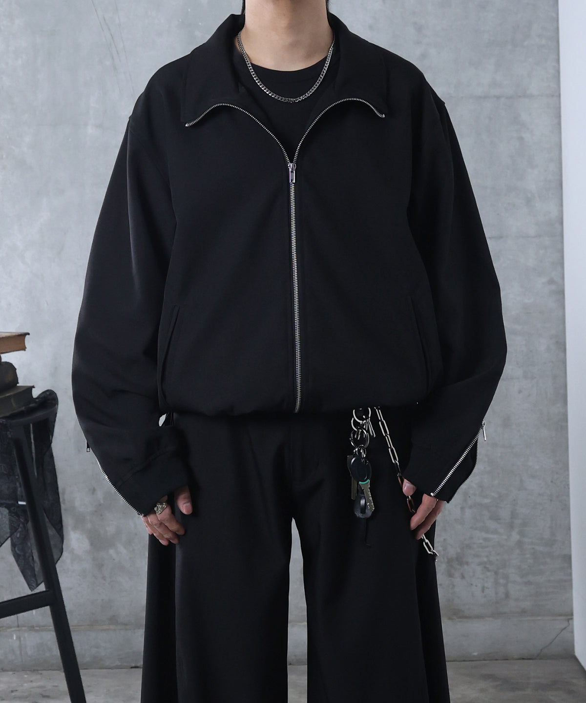 ドローコード スタンド ZIPブルゾン