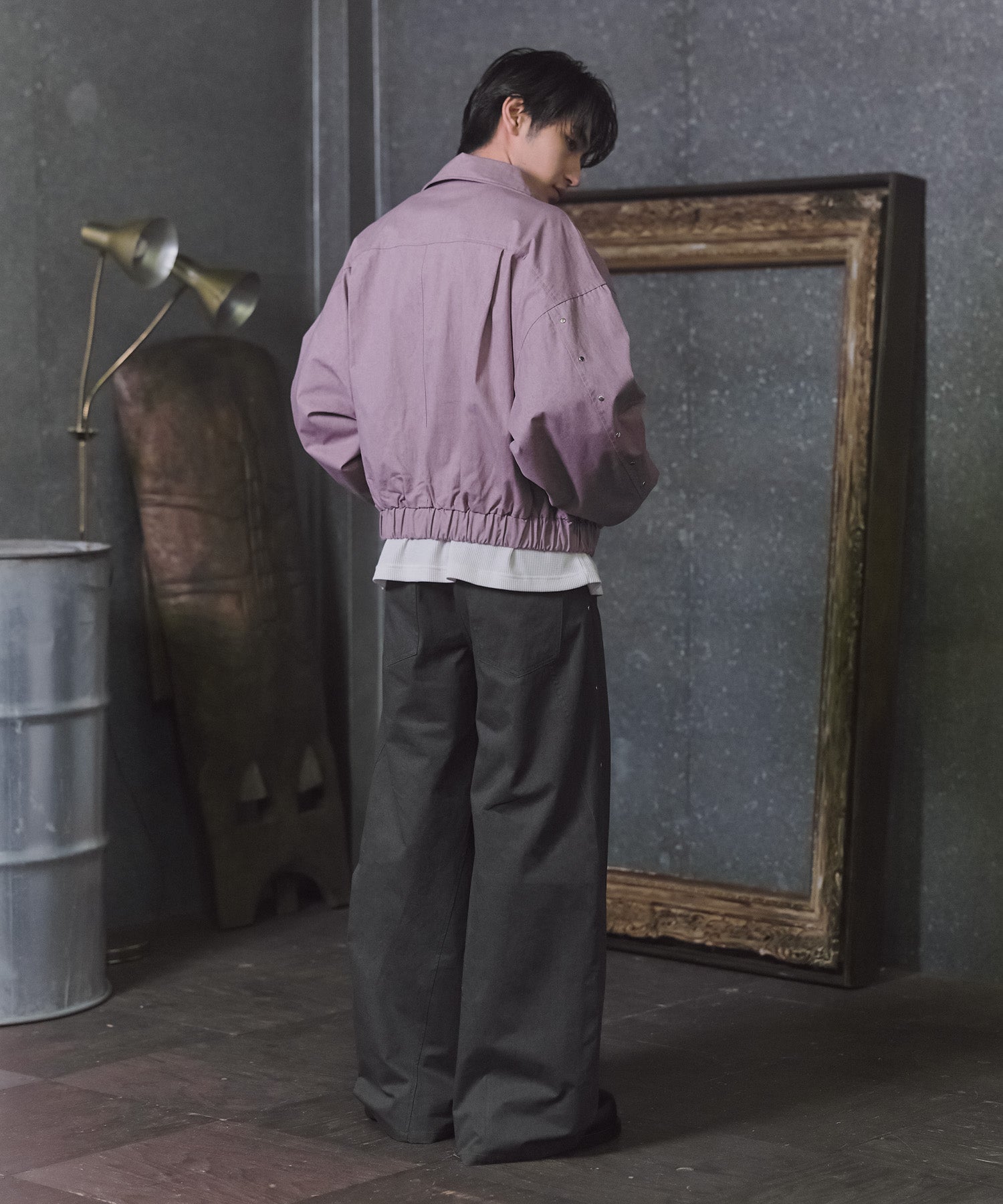 Peach Brushed Studded Pants / ピーチ起毛スタッズパンツ