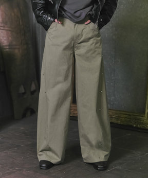 Peach Brushed Studded Pants / ピーチ起毛スタッズパンツ