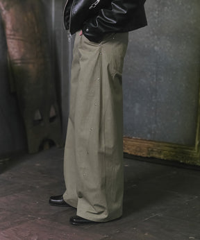 Peach Brushed Studded Pants / ピーチ起毛スタッズパンツ