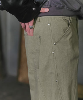 Peach Brushed Studded Pants / ピーチ起毛スタッズパンツ