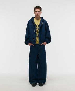 FIREMAN CLASP DENIM HOODIE / ファイヤーマンクラスプデニムフーディー