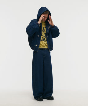 FIREMAN CLASP DENIM HOODIE / ファイヤーマンクラスプデニムフーディー