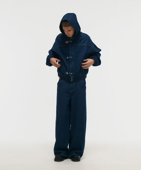 FIREMAN CLASP DENIM HOODIE / ファイヤーマンクラスプデニムフーディー