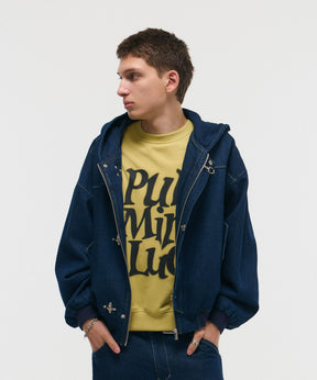 FIREMAN CLASP DENIM HOODIE / ファイヤーマンクラスプデニムフーディー