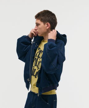 FIREMAN CLASP DENIM HOODIE / ファイヤーマンクラスプデニムフーディー