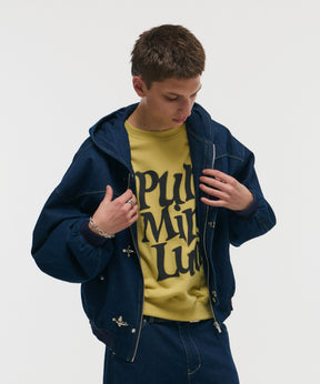 FIREMAN CLASP DENIM HOODIE / ファイヤーマンクラスプデニムフーディー