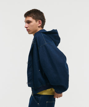 FIREMAN CLASP DENIM HOODIE / ファイヤーマンクラスプデニムフーディー