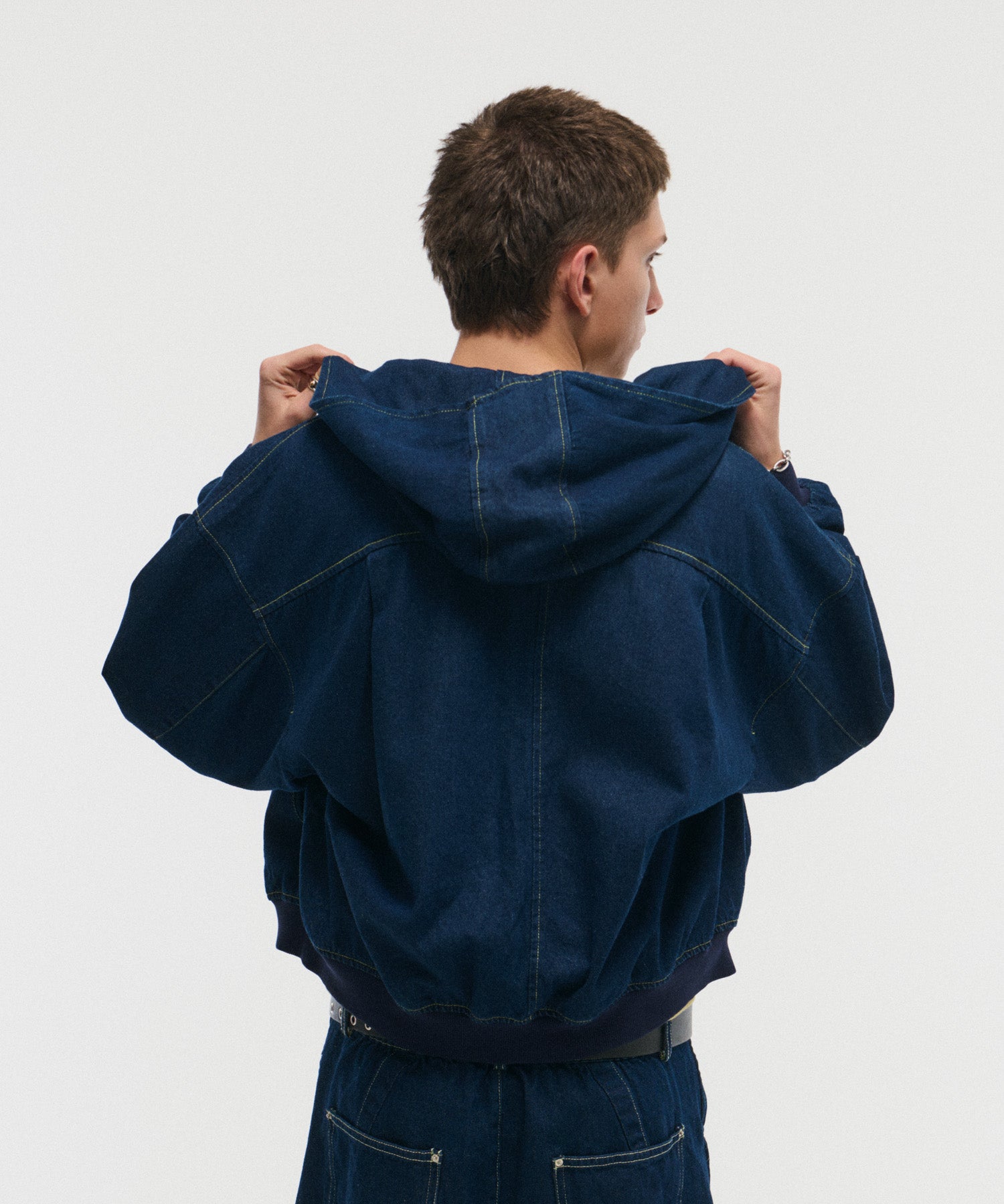 FIREMAN CLASP DENIM HOODIE / ファイヤーマンクラスプデニムフーディー