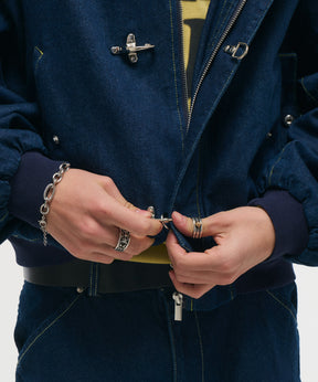 FIREMAN CLASP DENIM HOODIE / ファイヤーマンクラスプデニムフーディー