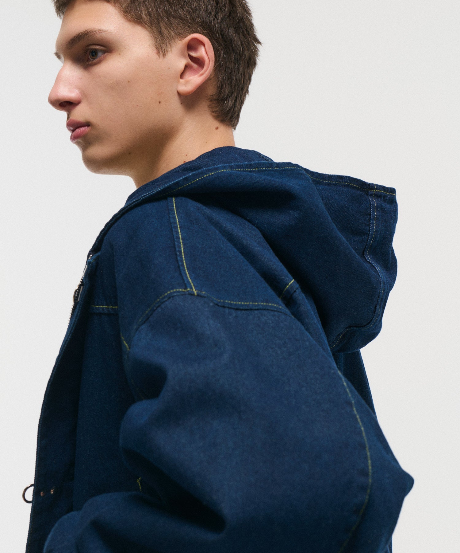 ILL'S | FIREMAN CLASP DENIM HOODIE / ファイヤーマンクラスプデニム