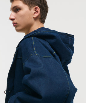 FIREMAN CLASP DENIM HOODIE / ファイヤーマンクラスプデニムフーディー
