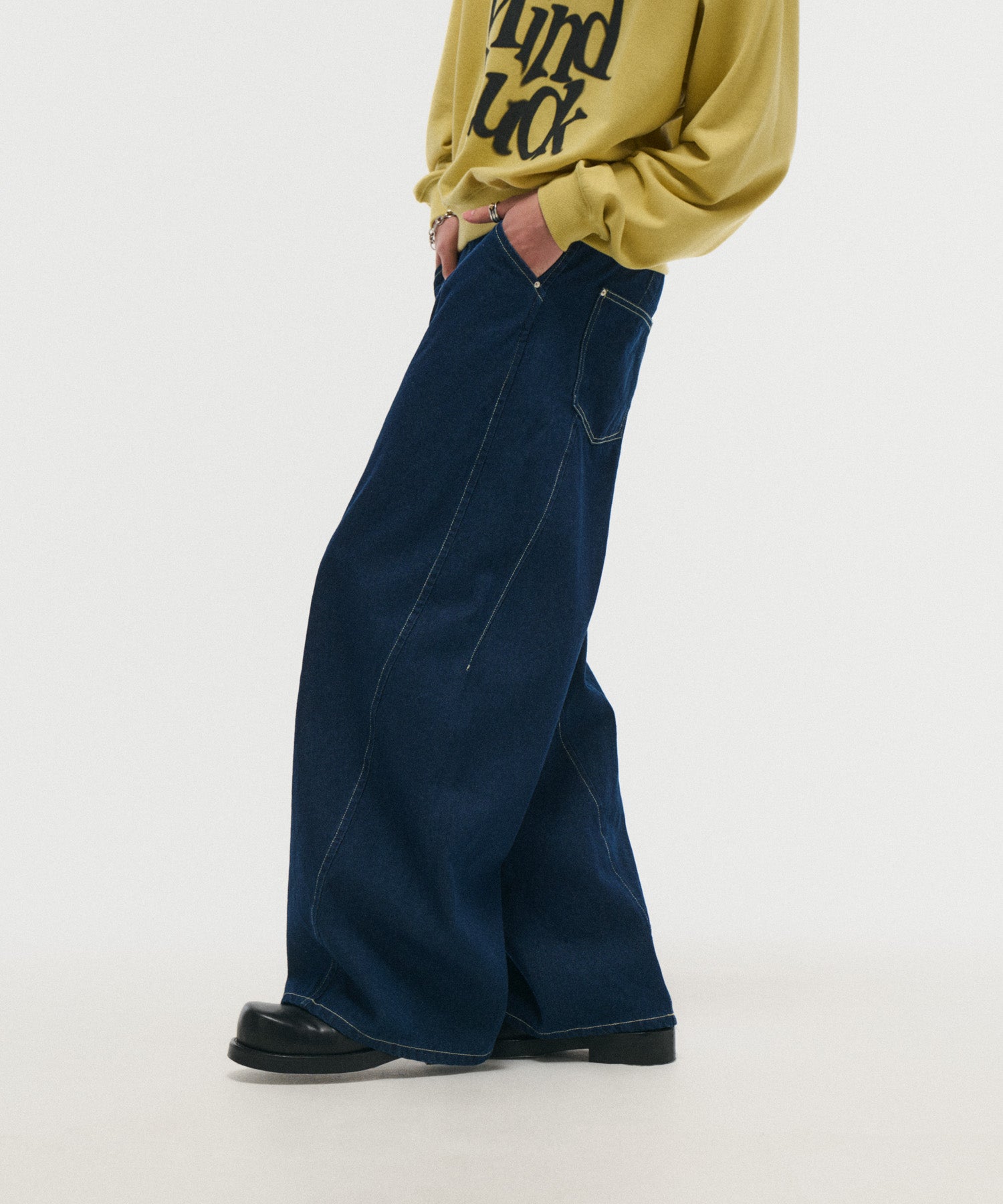 WIDE DENIM PANTS / ワイドデニムパンツ