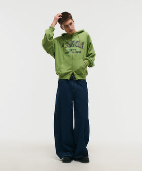 CRASH LOGO GRAPHIC PULLOVER SWEATSHIRT / クラッシュロゴグラフィックプルオーバースウェットシャツ