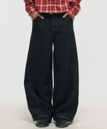 WIDE DENIM PANTS / ワイドデニムパンツ