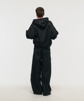 FIREMAN CLASP DENIM HOODIE / ファイヤーマンクラスプデニムフーディー