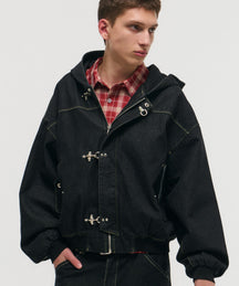 FIREMAN CLASP DENIM HOODIE / ファイヤーマンクラスプデニムフーディー