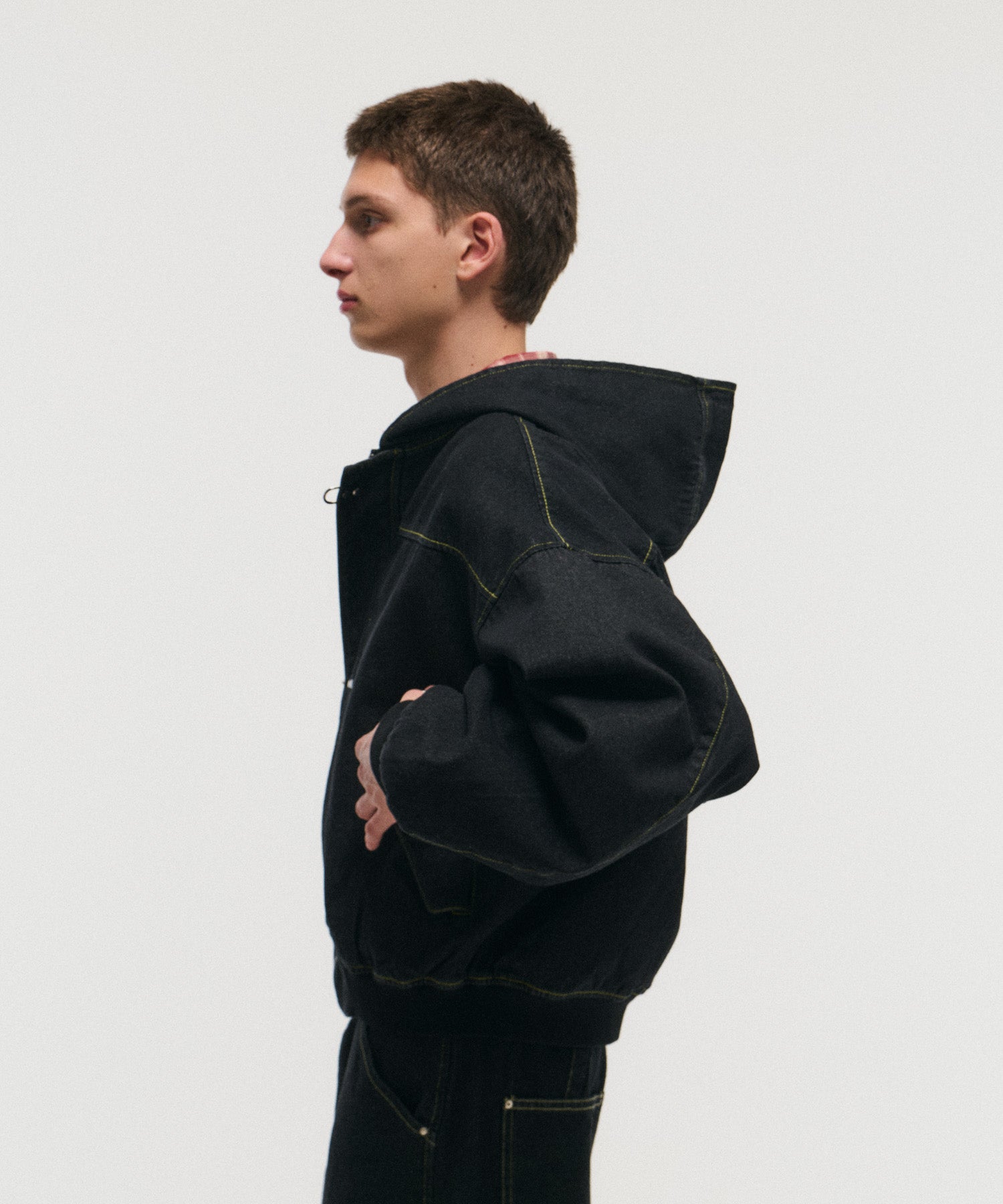FIREMAN CLASP DENIM HOODIE / ファイヤーマンクラスプデニムフーディー