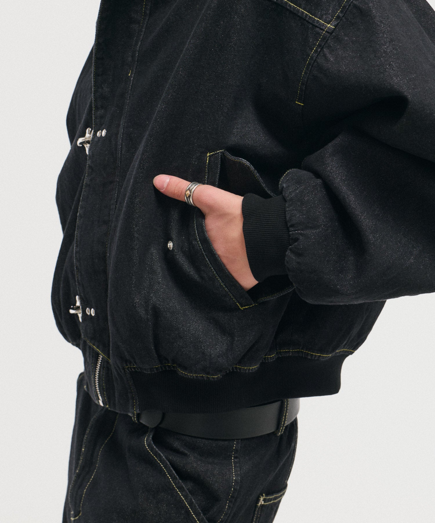 FIREMAN CLASP DENIM HOODIE / ファイヤーマンクラスプデニムフーディー