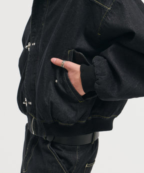 FIREMAN CLASP DENIM HOODIE / ファイヤーマンクラスプデニムフーディー