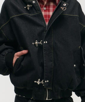 FIREMAN CLASP DENIM HOODIE / ファイヤーマンクラスプデニムフーディー