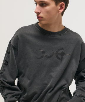 TRIBALMOON PULLOVER CREW SWEATSHIRT / トライバルムーン プルオーバー クルー スウェットシャツ