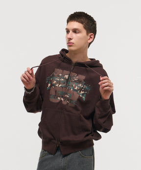 CRASH LOGO GRAPHIC PULLOVER SWEATSHIRT / クラッシュロゴグラフィックプルオーバースウェットシャツ