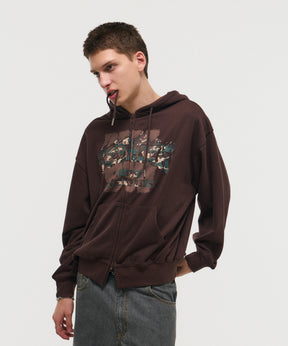 CRASH LOGO GRAPHIC PULLOVER SWEATSHIRT / クラッシュロゴグラフィックプルオーバースウェットシャツ