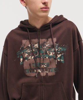 CRASH LOGO GRAPHIC PULLOVER SWEATSHIRT / クラッシュロゴグラフィックプルオーバースウェットシャツ