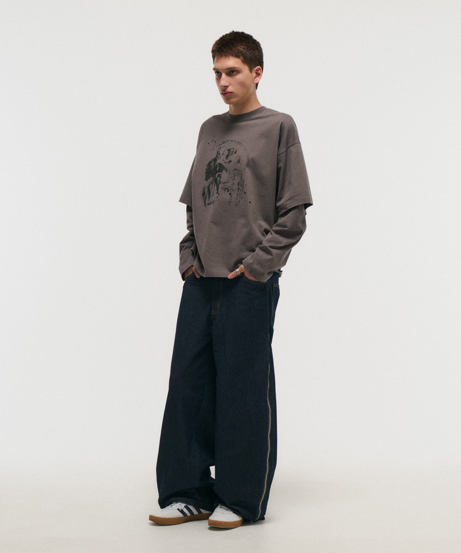 FAKE LAYERED LONG SLEEVE TEE / フェイクレイヤードロングスリーブTシャツ