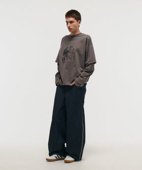 FAKE LAYERED LONG SLEEVE TEE / フェイクレイヤードロングスリーブTシャツ