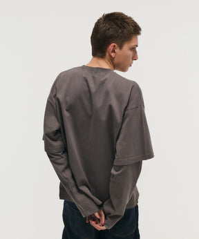 FAKE LAYERED LONG SLEEVE TEE / フェイクレイヤードロングスリーブTシャツ