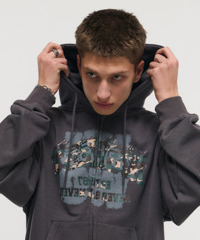 CRASH LOGO GRAPHIC PULLOVER SWEATSHIRT / クラッシュロゴグラフィックプルオーバースウェットシャツ