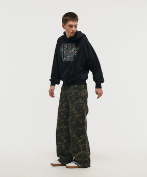 CRASH LOGO GRAPHIC PULLOVER SWEATSHIRT / クラッシュロゴグラフィックプルオーバースウェットシャツ