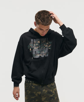 CRASH LOGO GRAPHIC PULLOVER SWEATSHIRT / クラッシュロゴグラフィックプルオーバースウェットシャツ