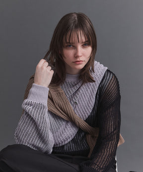 Basic Sheer Knit Pullover / ベーシック シアーニットプルオーバー