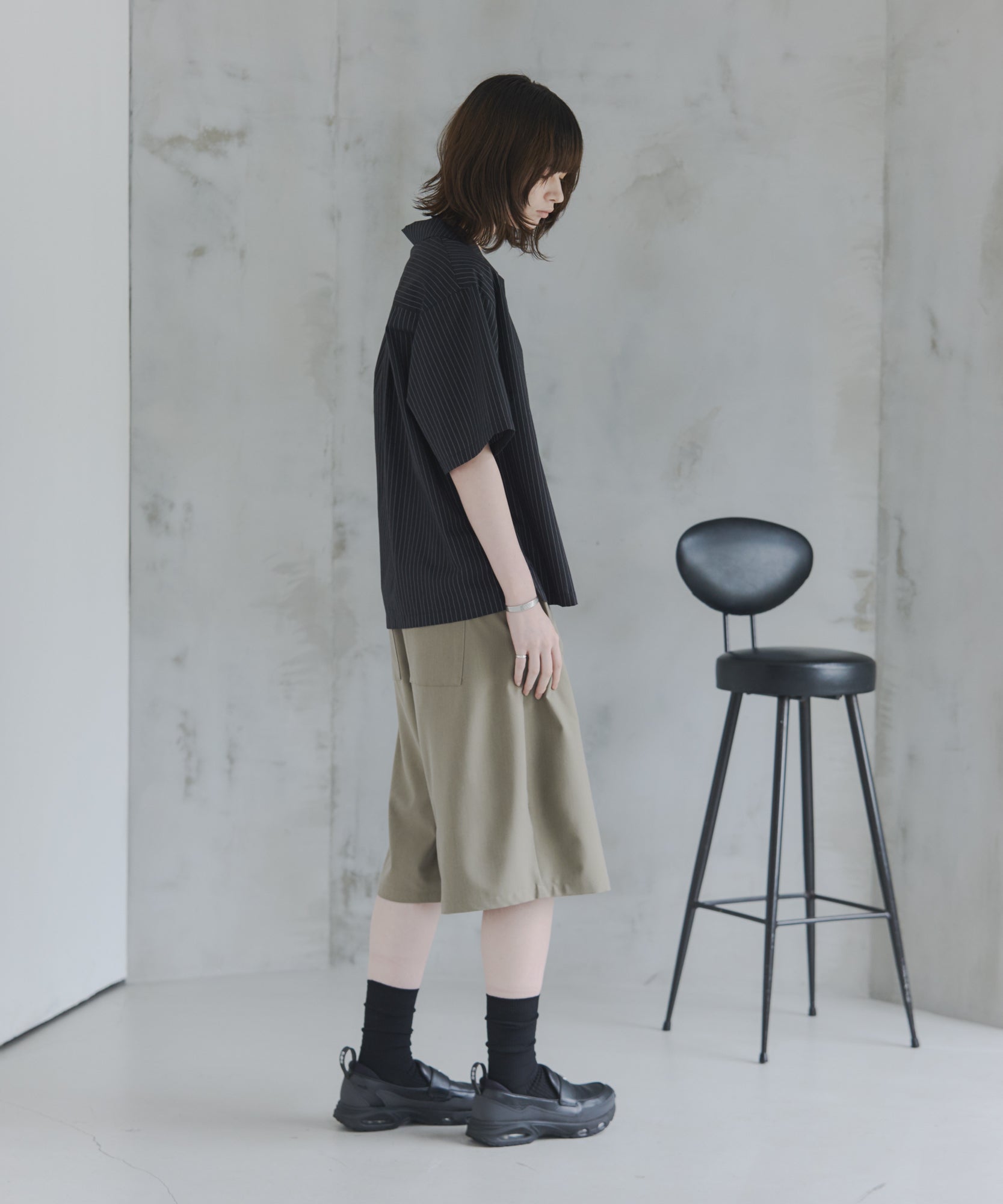 Short-Length Open-Collar Shirt / ショート丈 オープンカラーシャツ