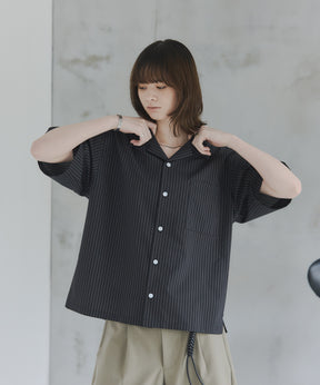 Short-Length Open-Collar Shirt / ショート丈 オープンカラーシャツ