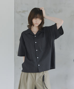 Short-Length Open-Collar Shirt / ショート丈 オープンカラーシャツ
